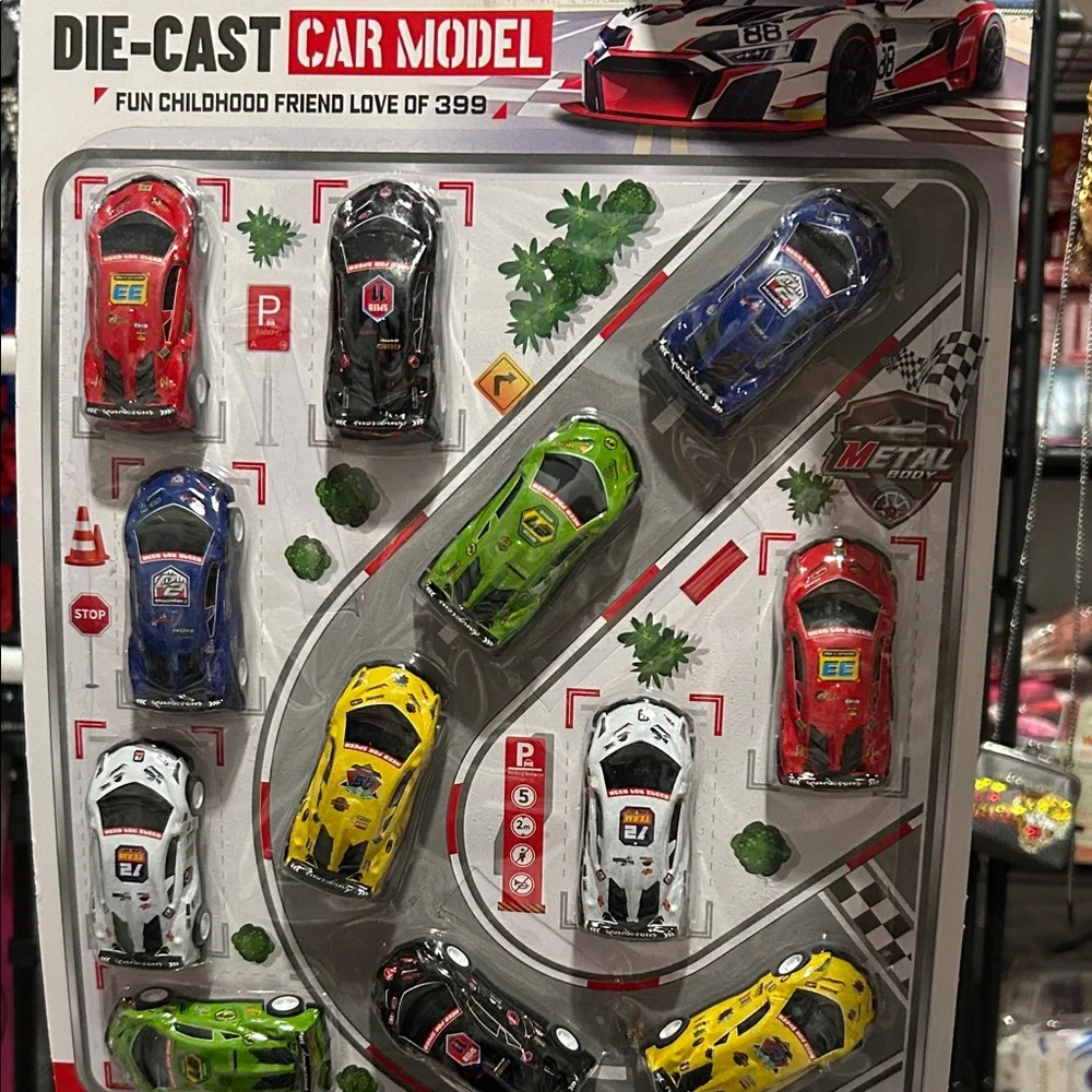 Set of 12 car model
